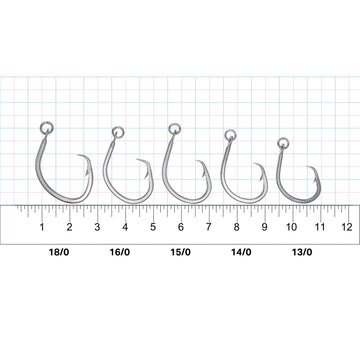 Rite Angler Ringed Circle Hook Sizes